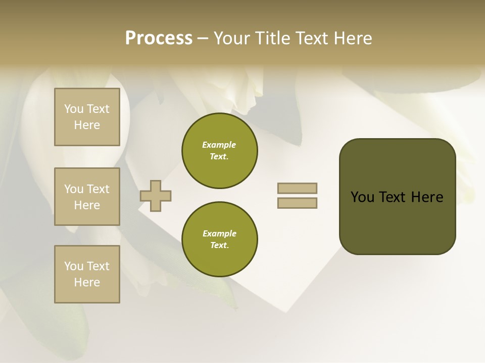 Tulip Card Letter PowerPoint Template