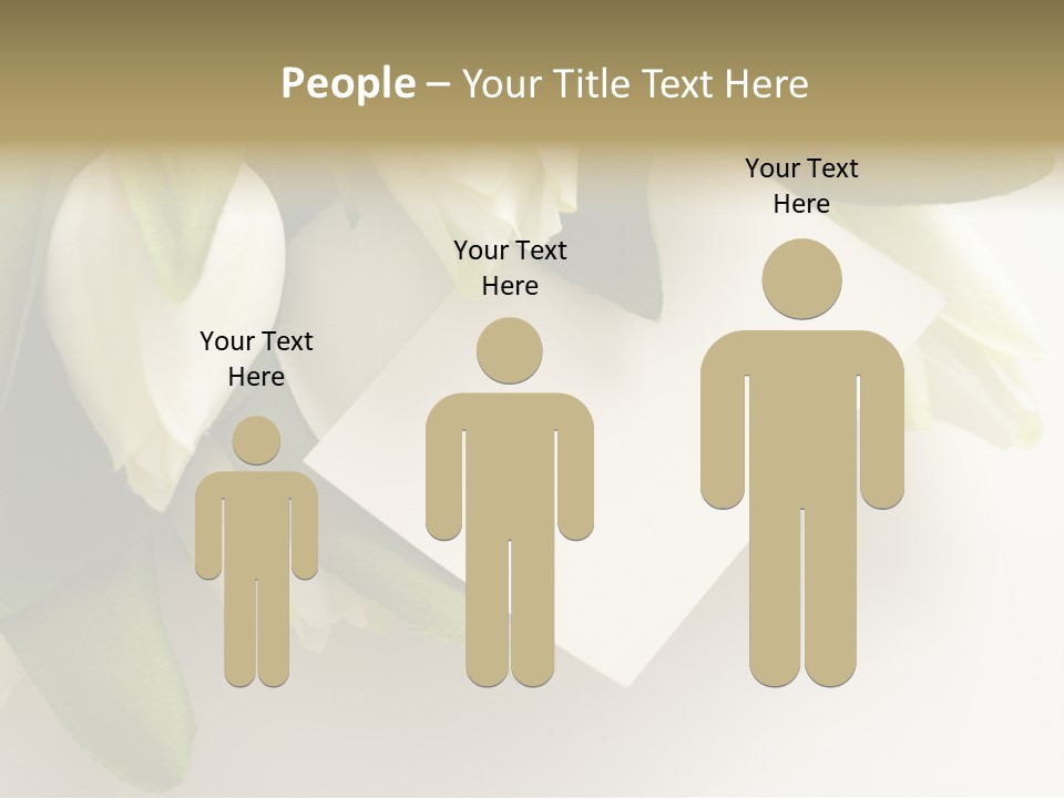 Tulip Card Letter PowerPoint Template