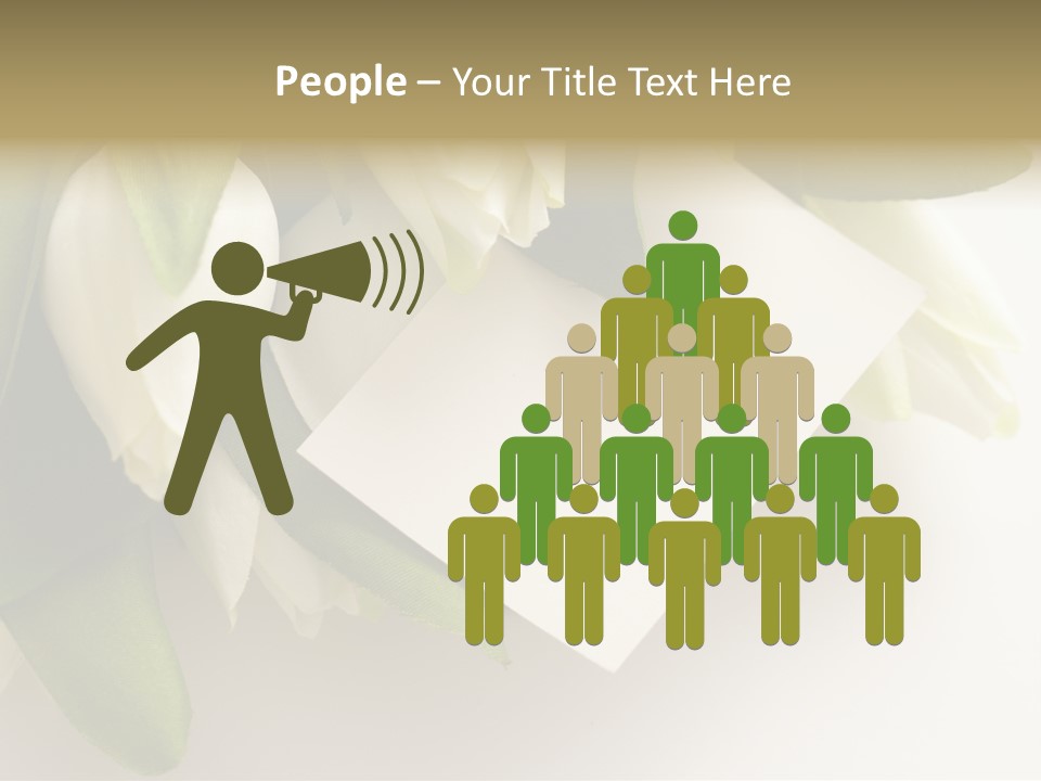 Tulip Card Letter PowerPoint Template