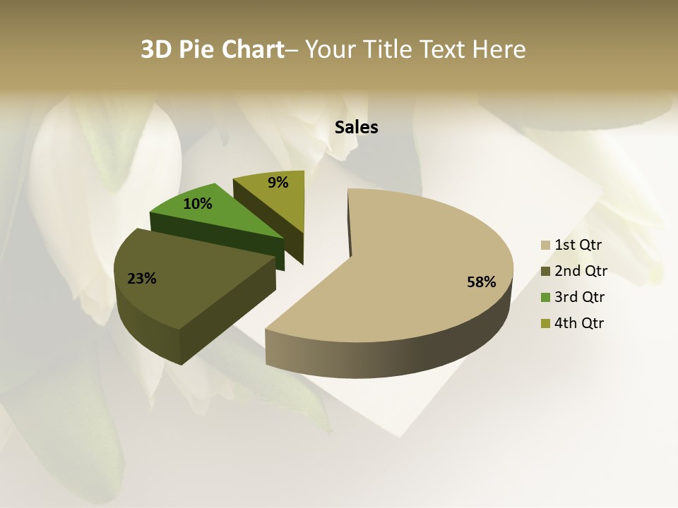Tulip Card Letter PowerPoint Template