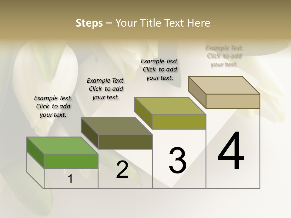 Tulip Card Letter PowerPoint Template