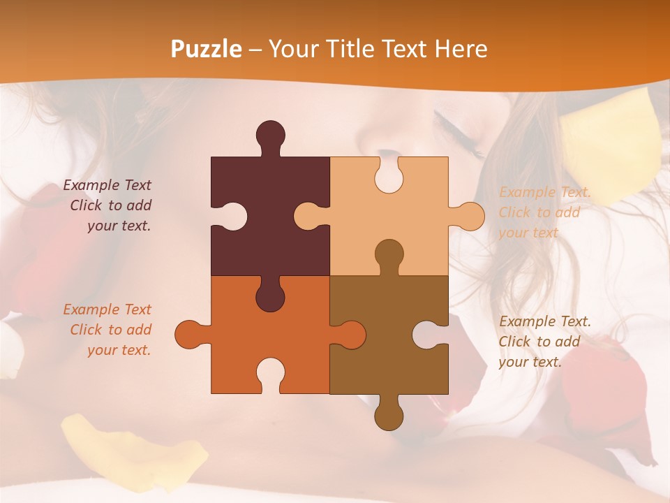 Soft Woman Y PowerPoint Template