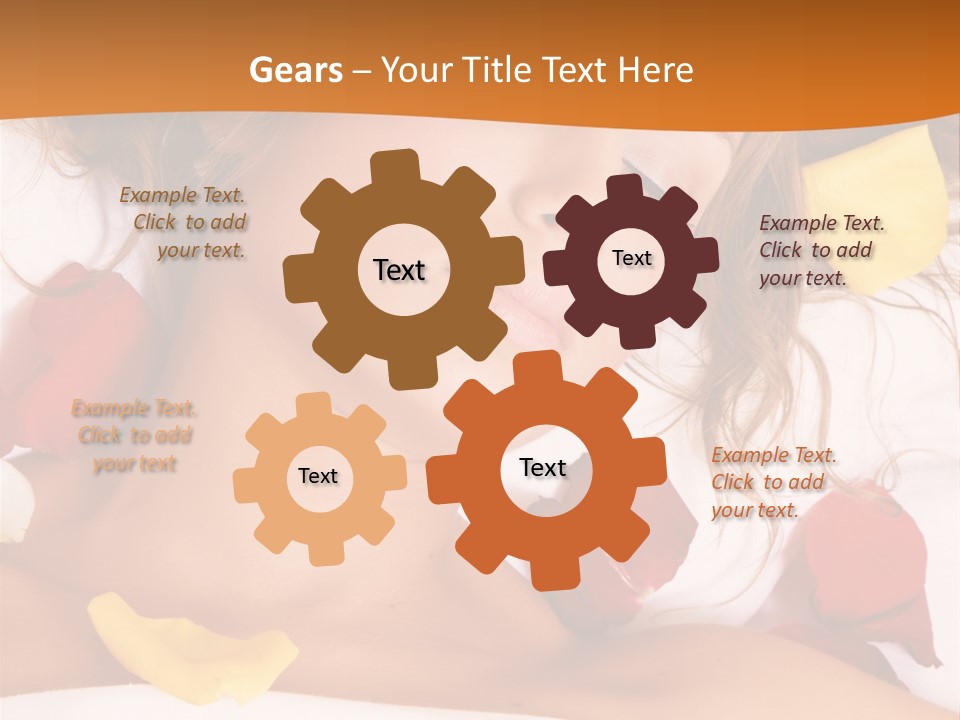 Soft Woman Y PowerPoint Template