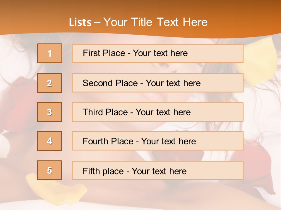 Soft Woman Y PowerPoint Template