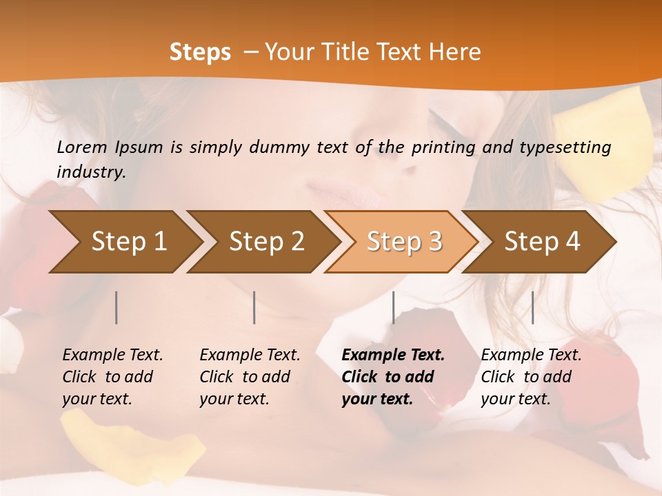 Soft Woman Y PowerPoint Template