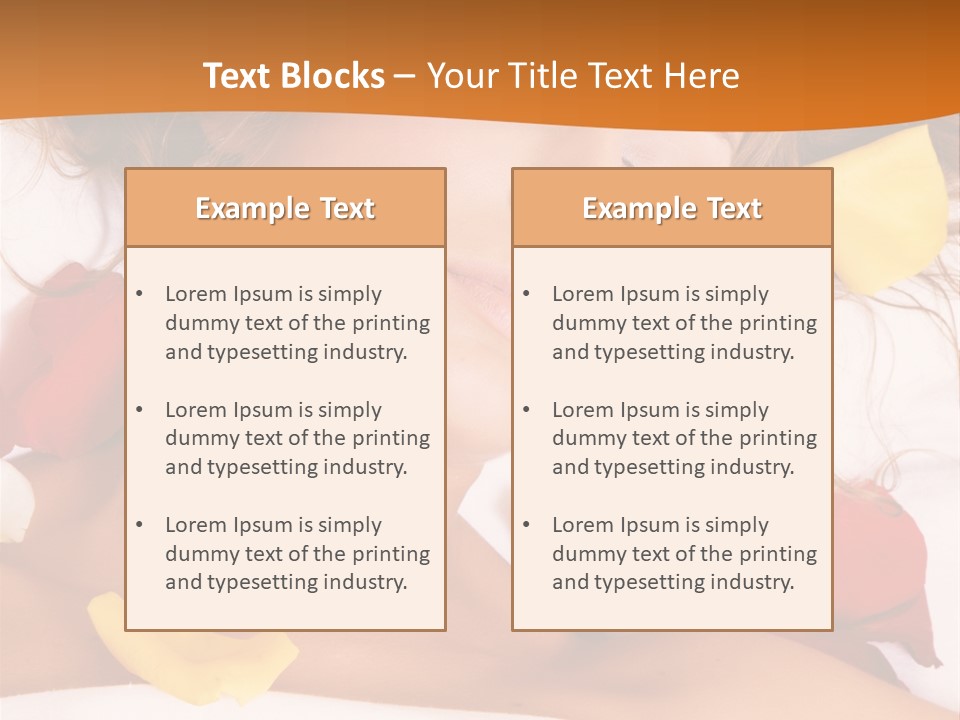 Soft Woman Y PowerPoint Template