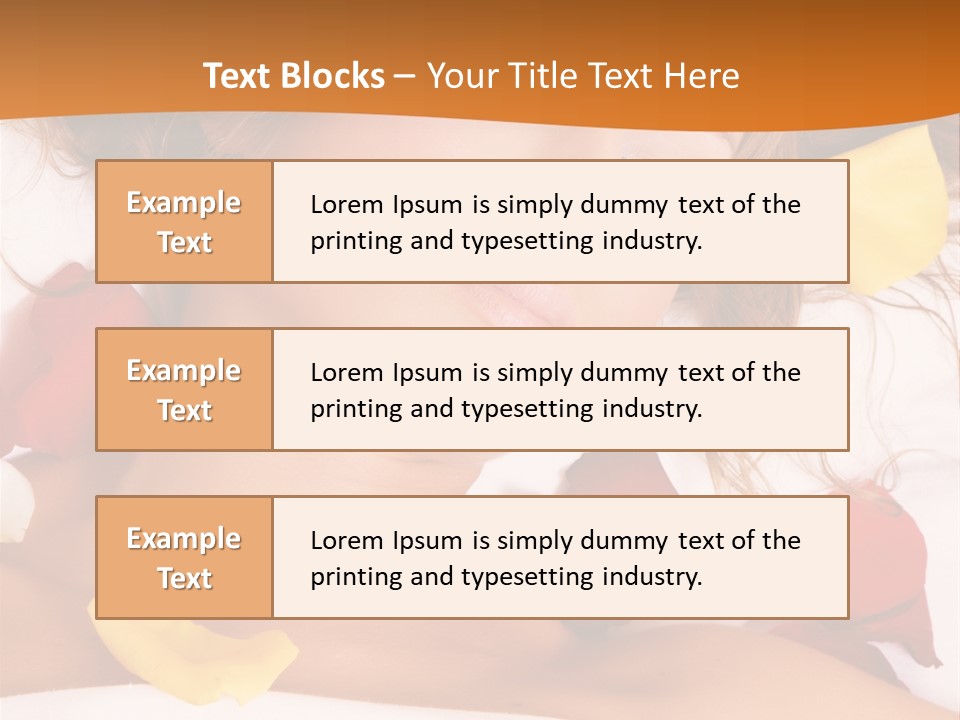 Soft Woman Y PowerPoint Template