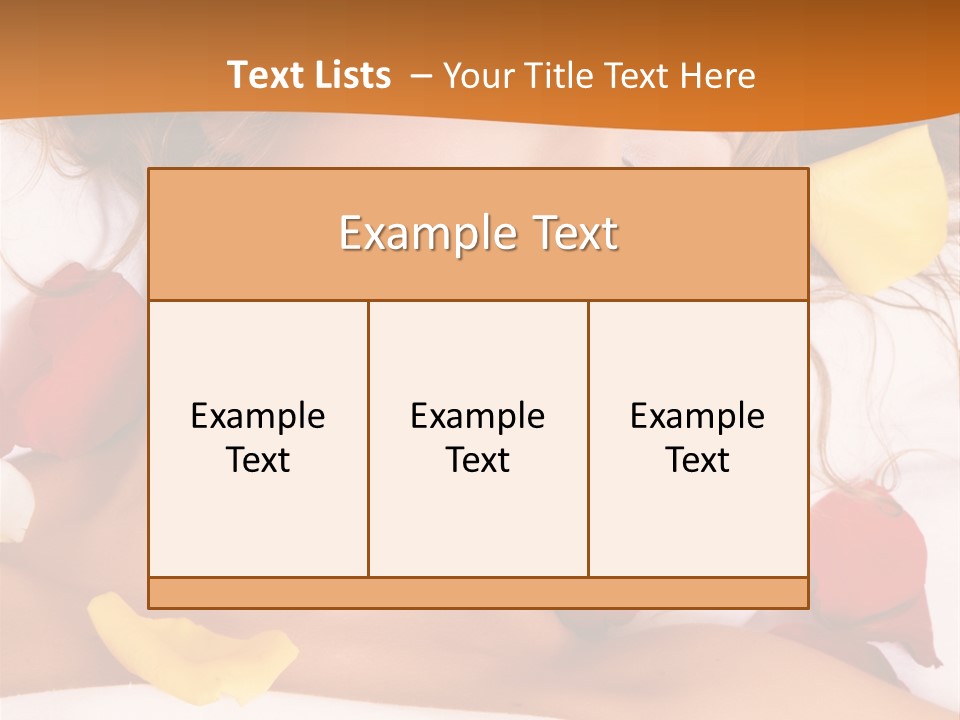 Soft Woman Y PowerPoint Template