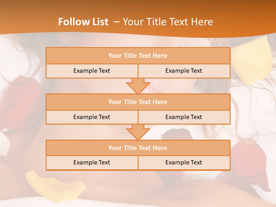 Soft Woman Y PowerPoint Template