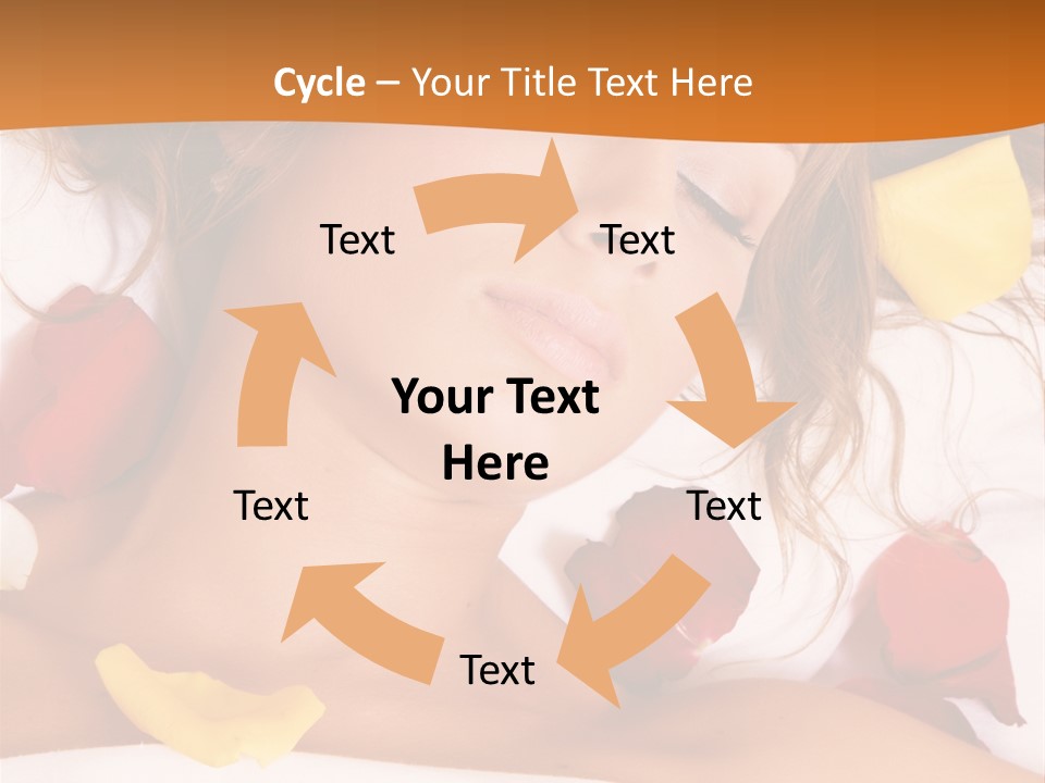 Soft Woman Y PowerPoint Template