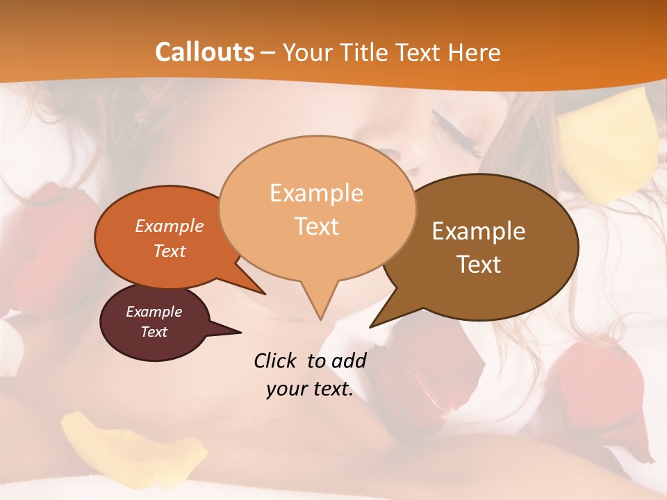 Soft Woman Y PowerPoint Template