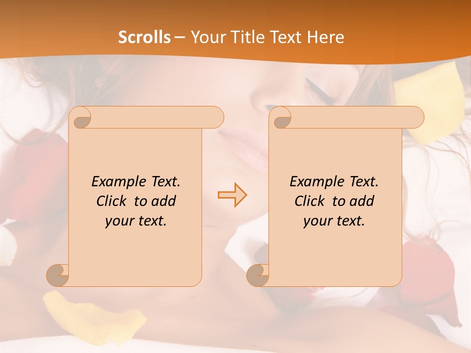 Soft Woman Y PowerPoint Template