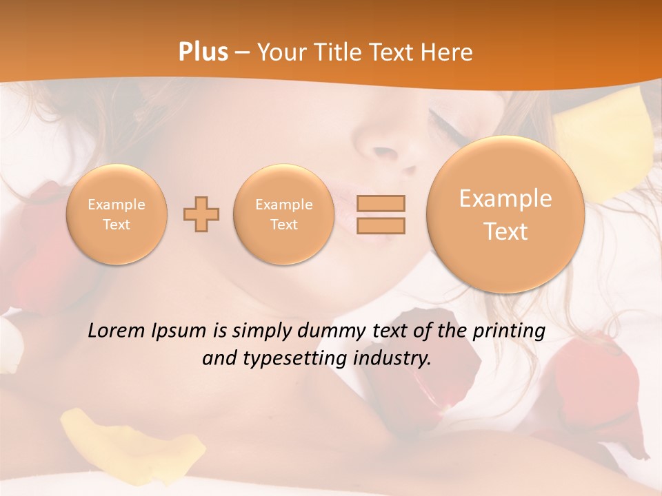 Soft Woman Y PowerPoint Template