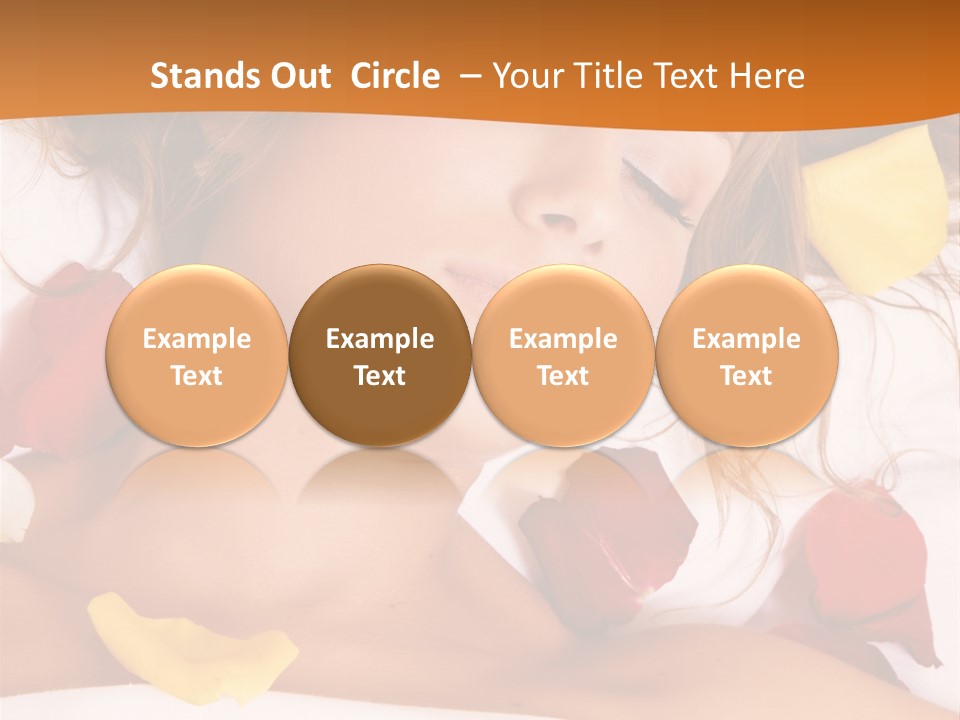 Soft Woman Y PowerPoint Template