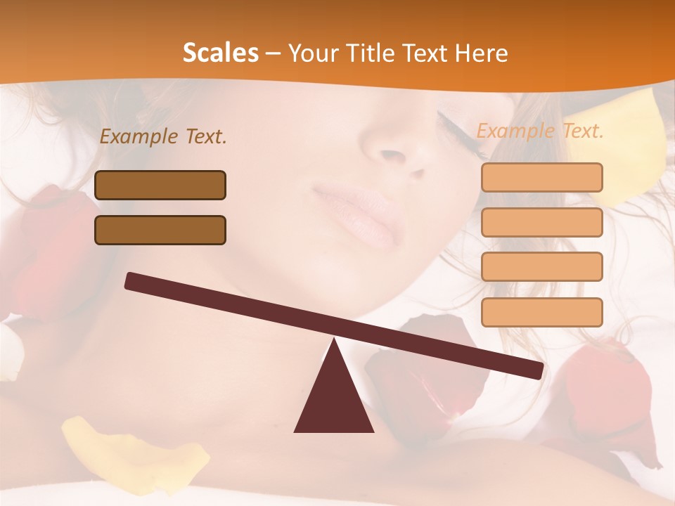 Soft Woman Y PowerPoint Template