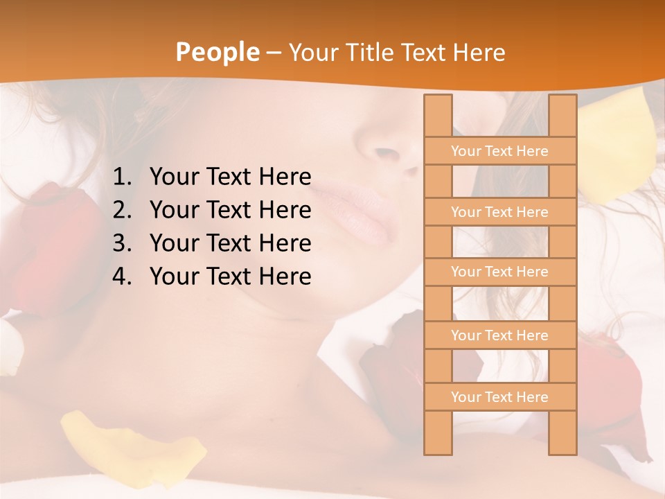 Soft Woman Y PowerPoint Template