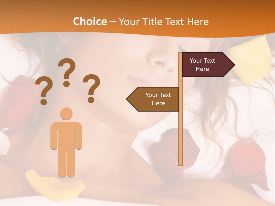 Soft Woman Y PowerPoint Template