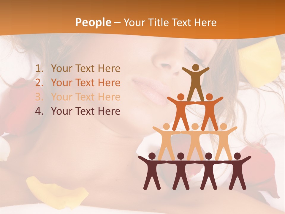 Soft Woman Y PowerPoint Template