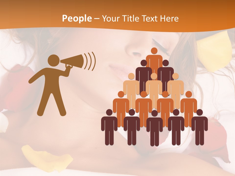 Soft Woman Y PowerPoint Template