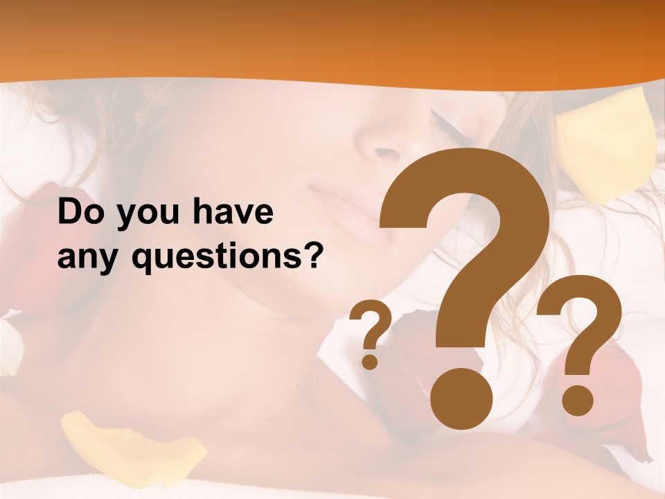 Soft Woman Y PowerPoint Template