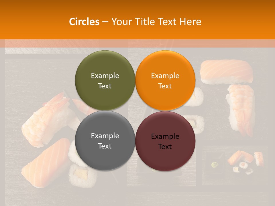 Sushi Menu Psd PowerPoint Template