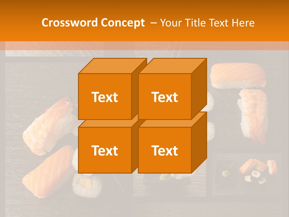 Sushi Menu Psd PowerPoint Template