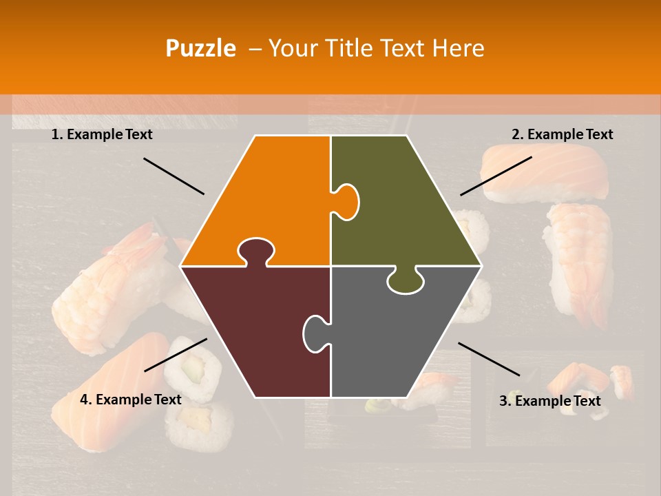 Sushi Menu Psd PowerPoint Template