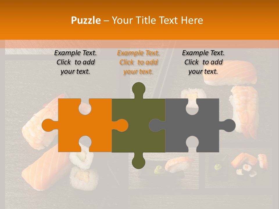 Sushi Menu Psd PowerPoint Template