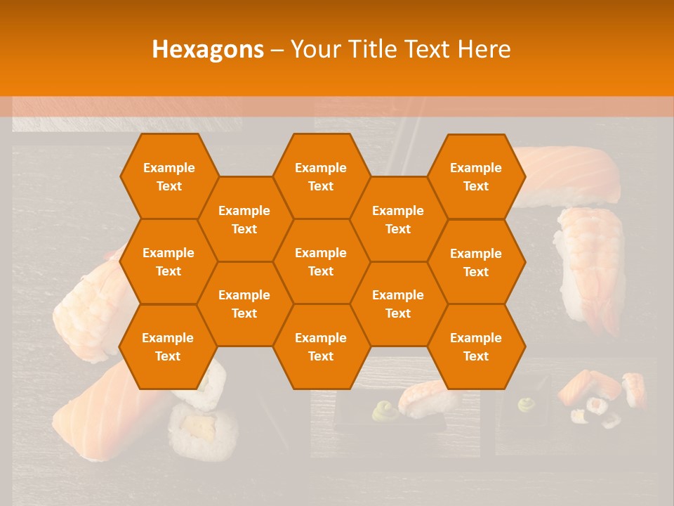 Sushi Menu Psd PowerPoint Template