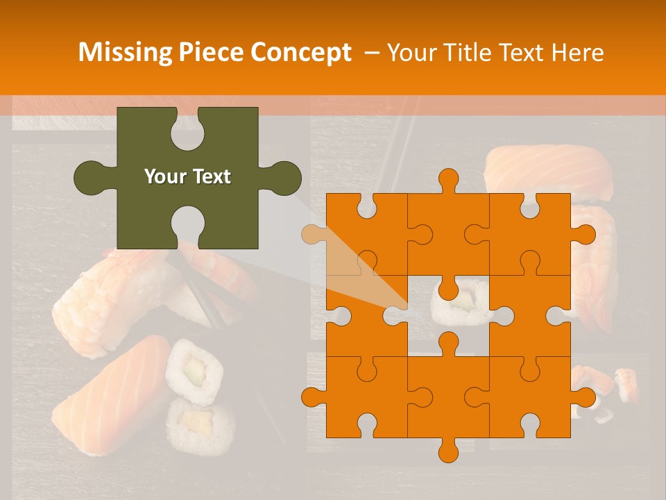 Sushi Menu Psd PowerPoint Template