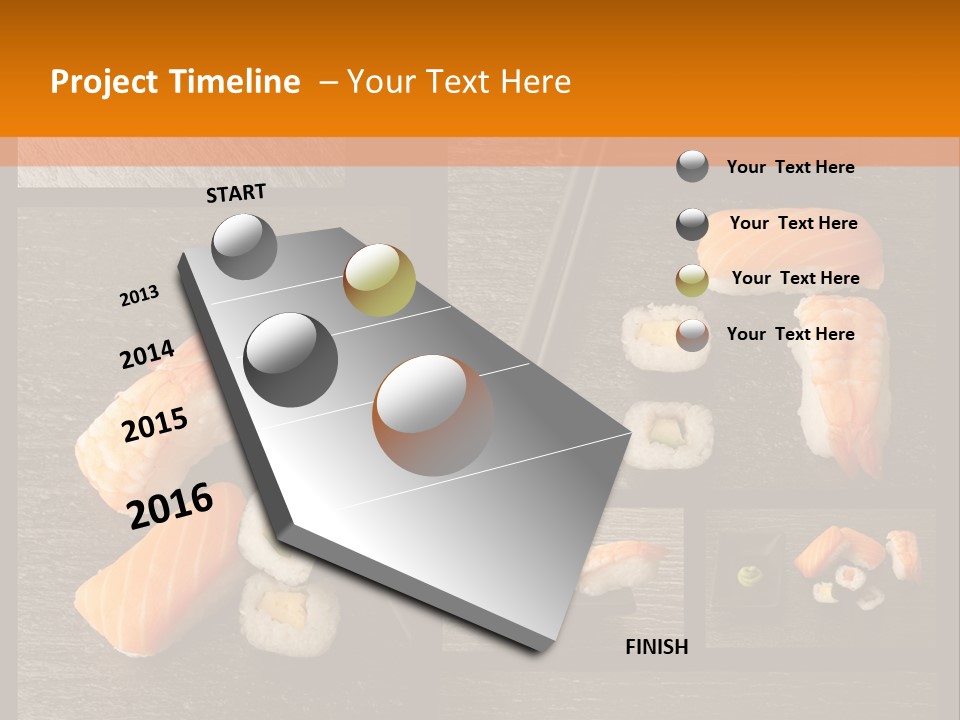 Sushi Menu Psd PowerPoint Template