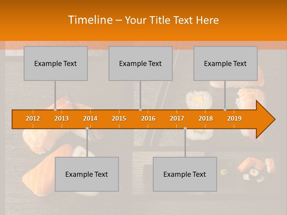 Sushi Menu Psd PowerPoint Template