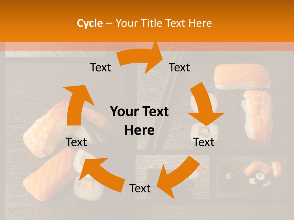 Sushi Menu Psd PowerPoint Template
