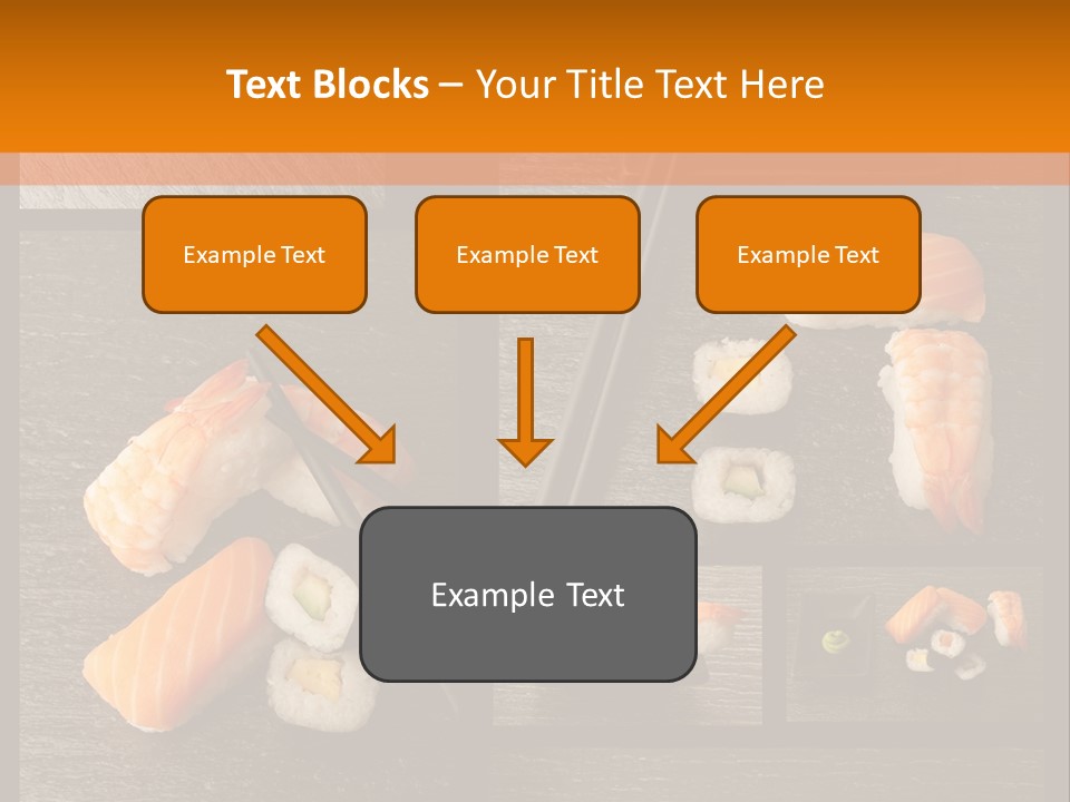 Sushi Menu Psd PowerPoint Template