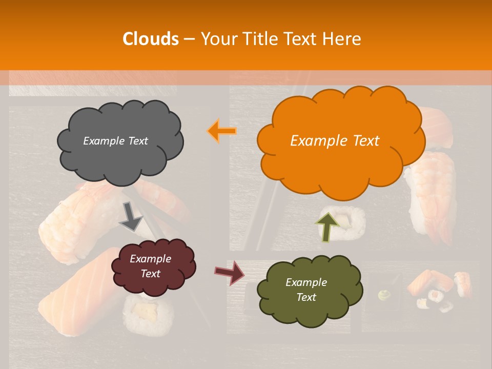 Sushi Menu Psd PowerPoint Template
