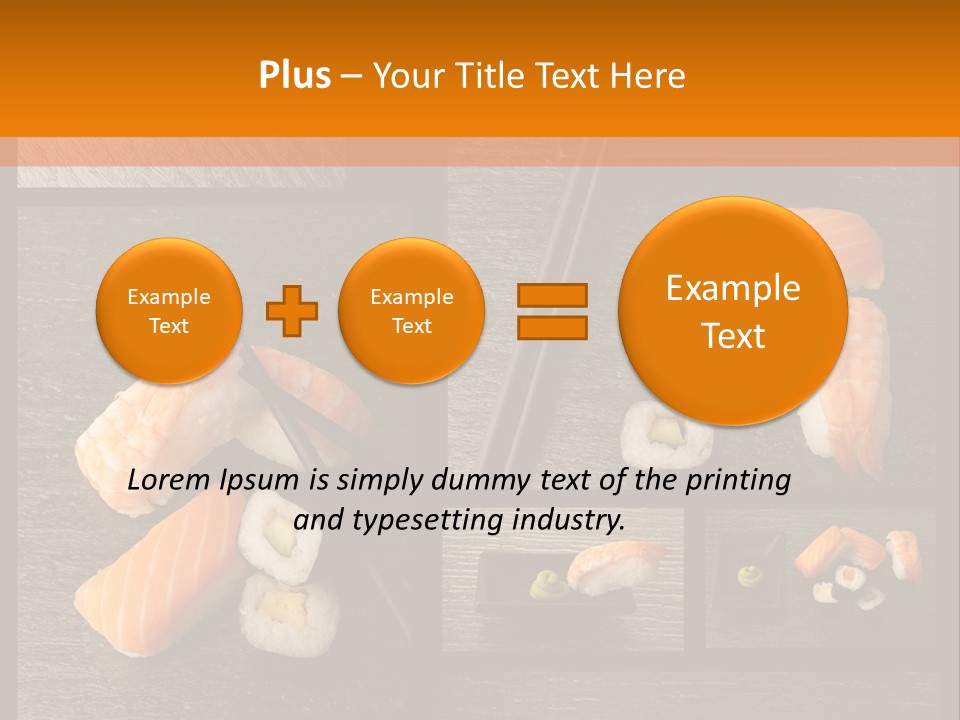 Sushi Menu Psd PowerPoint Template