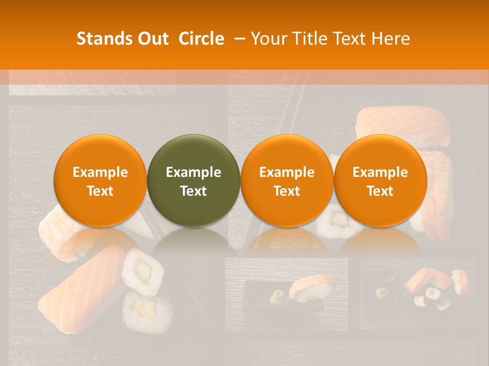 Sushi Menu Psd PowerPoint Template