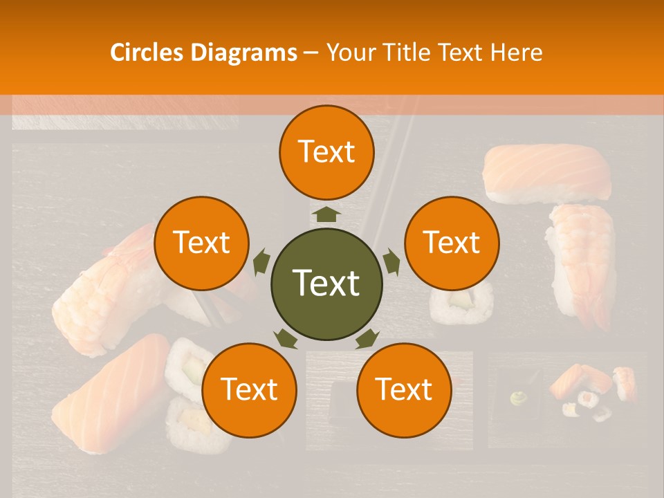 Sushi Menu Psd PowerPoint Template