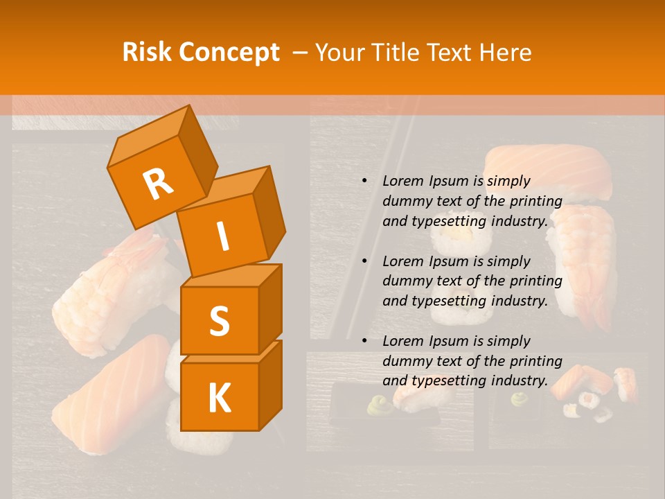 Sushi Menu Psd PowerPoint Template