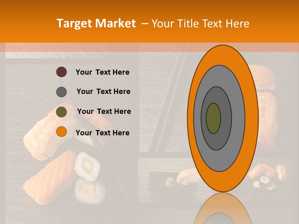 Sushi Menu Psd PowerPoint Template