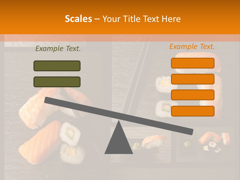 Sushi Menu Psd PowerPoint Template