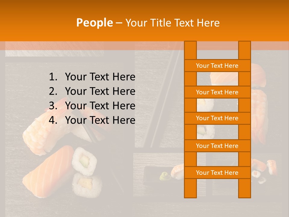 Sushi Menu Psd PowerPoint Template