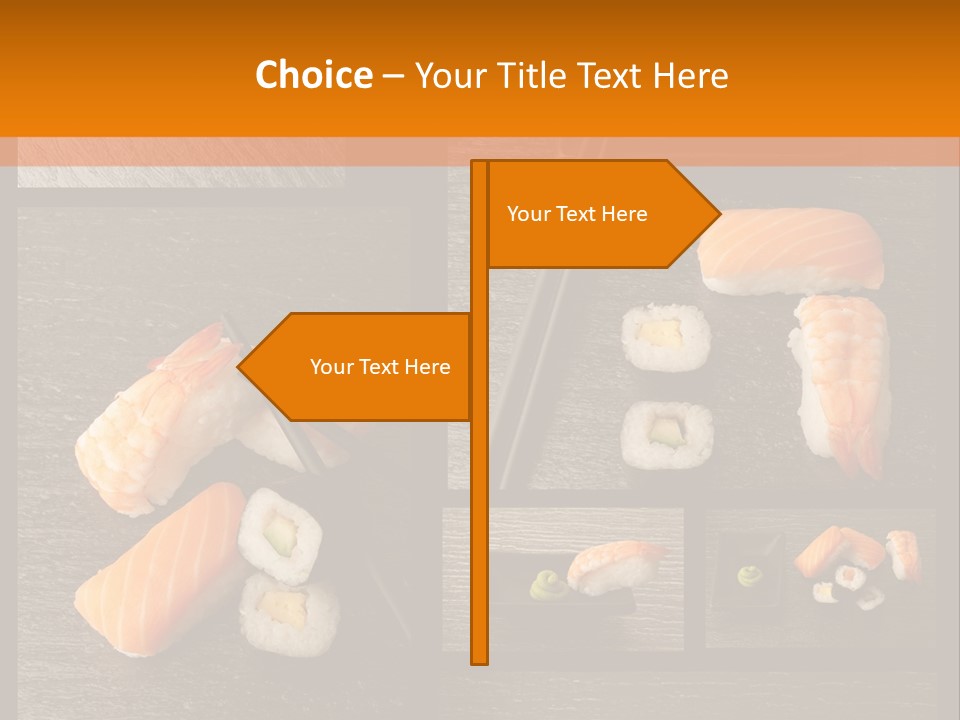 Sushi Menu Psd PowerPoint Template