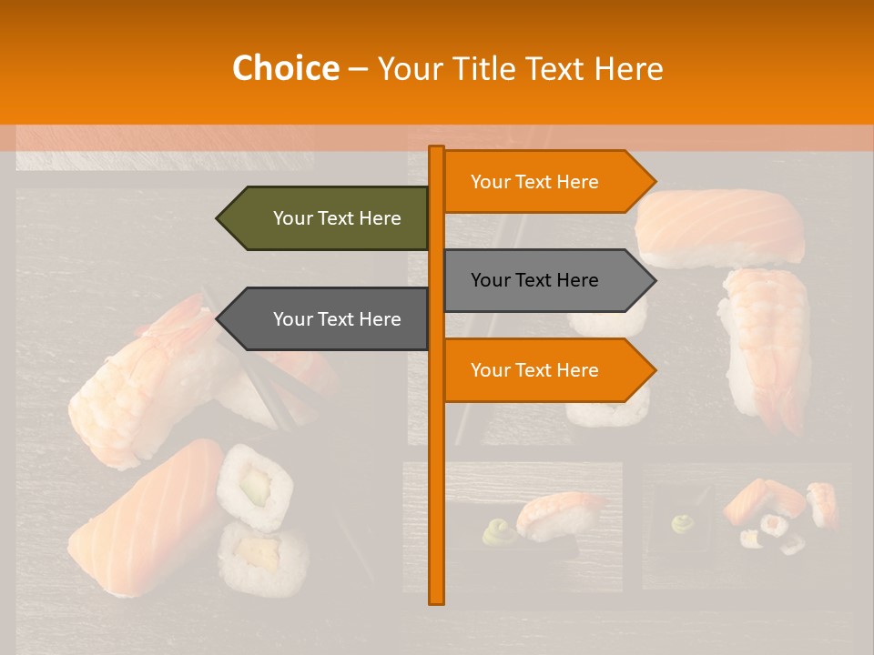 Sushi Menu Psd PowerPoint Template