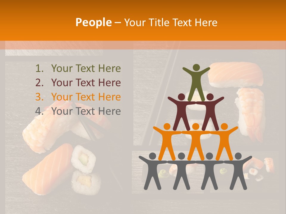 Sushi Menu Psd PowerPoint Template