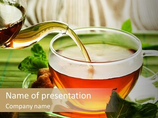 Of Tea PowerPoint Template