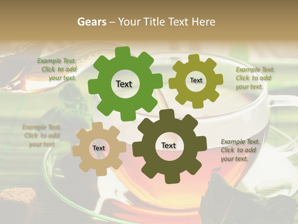 Of Tea PowerPoint Template