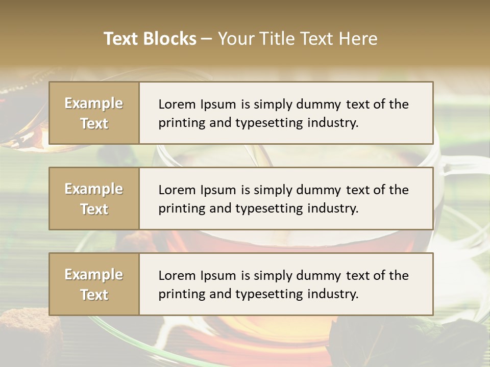 Of Tea PowerPoint Template