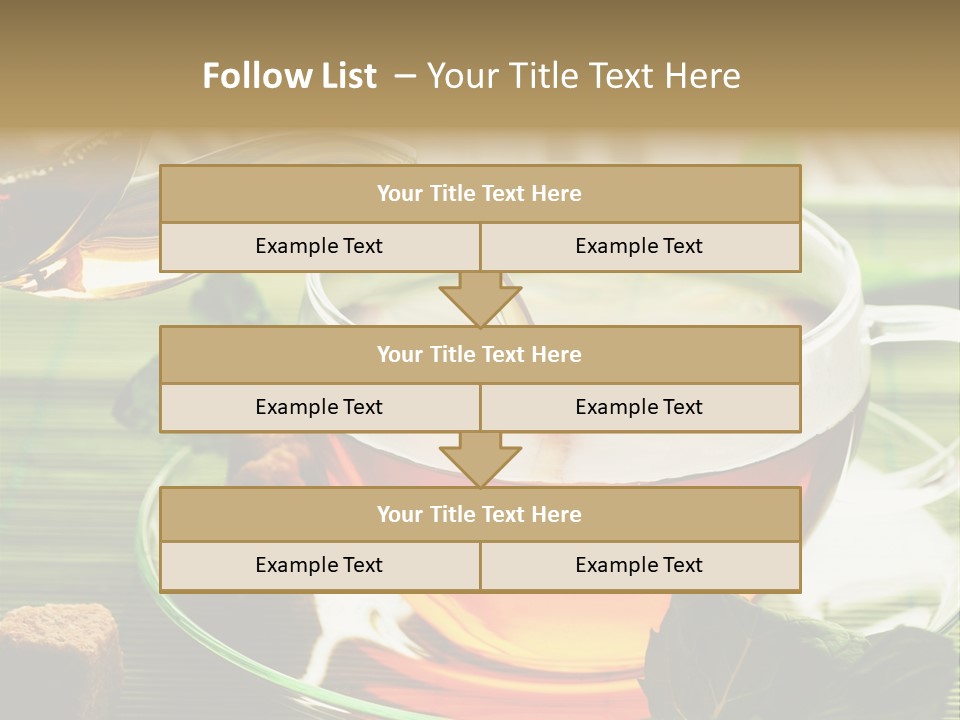 Of Tea PowerPoint Template
