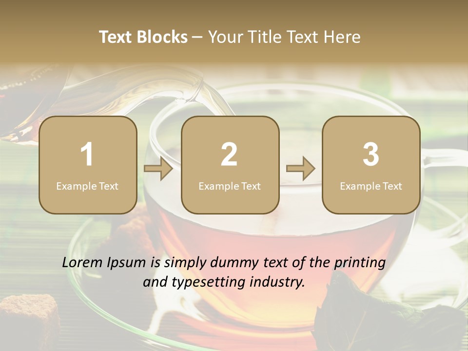 Of Tea PowerPoint Template